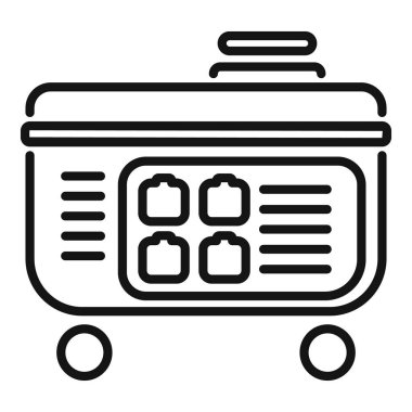 Elektrik kesintisi durumunda elektrik sağlamak için taşınabilir yedek jeneratör