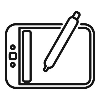 Resim çizenler ve tasarımcılar için kalemli dijital grafik tableti