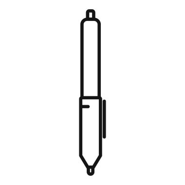 Çizim ve çizim için sanatçılar ve tasarımcılar tarafından kullanılan basit bir işaret kalemi çizimi