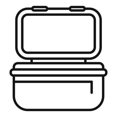 Klipslerin simgesini aç, ince satır biçimi