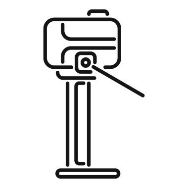 Otopark makinesi NFC teknolojisi kullanılarak ulaşılamayan ödemeleri kabul ediyor