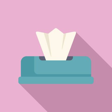 Basit peçete dağıtıcısı mendil dağıtıyor, hijyen ve temizlik kavramlarını temsil etmek için mükemmel.