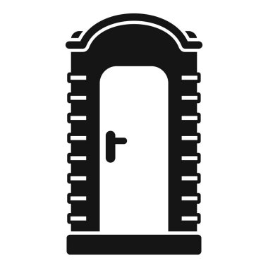 İnsanlar tarafından kullanılmak üzere parkta duran umumi tuvalet binası