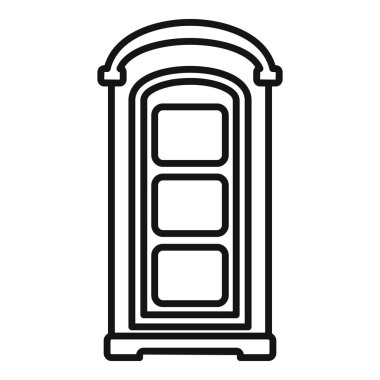 Genel biyo tuvalet kabini klasik tasarımını gösteriyor