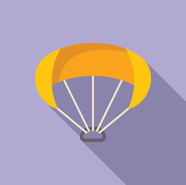 Sarı paraşüt havada süzülüyor, açık hava eğlencesi için heyecan verici bir perspektif sunuyor.