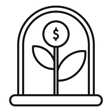 Cam kılıfın altında büyüyen çiçek yerine para ağacı, kar büyüme potansiyeli kavramı