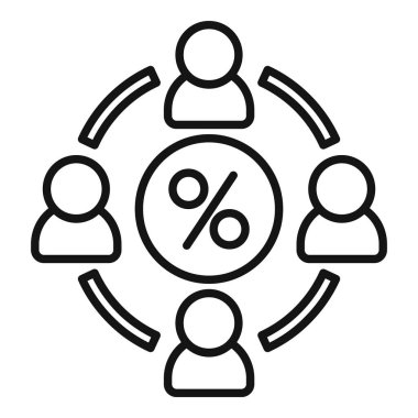 Profesyonel gruplar işbirliği yapıyor ve fikirleri paylaşıyor, takım çalışmasını ve ortak bir hedefi sembolize ediyor