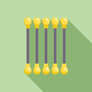 Tavandan sarkan beş ampul yeni fikirler bulmak için beyin fırtınası oturumunu temsil ediyor.