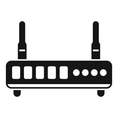İnternet bağlantısı sağlayan iki antenli siyah kablosuz yönlendirici