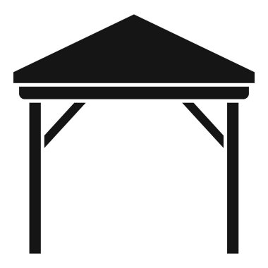 Ahşap bir gölgenin simgesi.