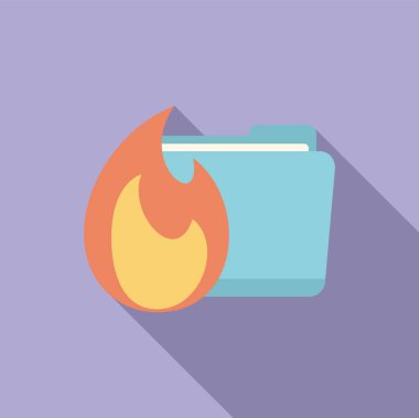 Dosya dizini uzun gölgeli veri kaybı kavramını temsil ediyor