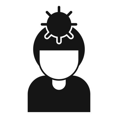 Adamın kafasının üstünde vites simgesi olan harika bir fikri var.