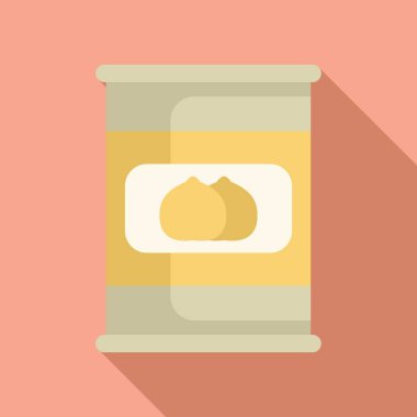 İncir reçelli alüminyum kutu pembe arka planda duruyor.