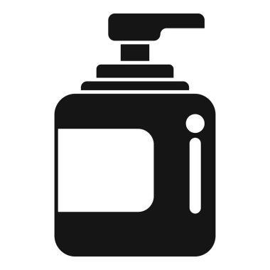 Sıvı sabun, jöle, krem, şampuan için şeker pompalı siyah plastik şişe.