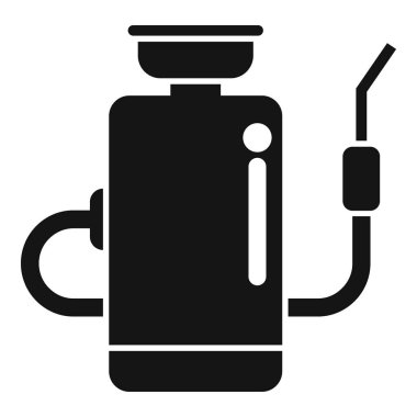 Basit, tanınabilir bir manuel pompa spreyi ikonu, bahçe ve tarım kavramlarını temsil etmek için mükemmel.