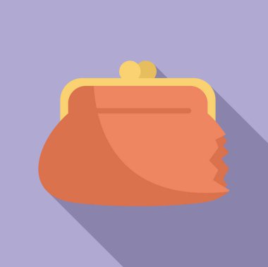 Eski kırık cüzdan yoksulluk kavramını temsil ediyor.