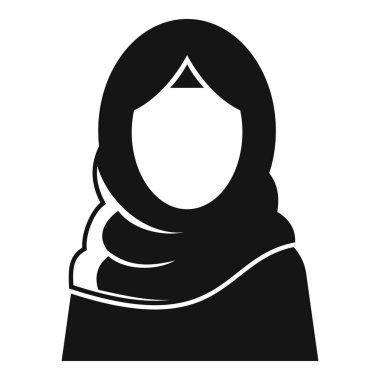 Geleneksel tesettürlü Müslüman bir kadının simgesi.
