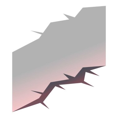 Aşağıdaki arkaplanı ortaya çıkarmak için yırtılan bir gradyan içeren soyut arkaplan