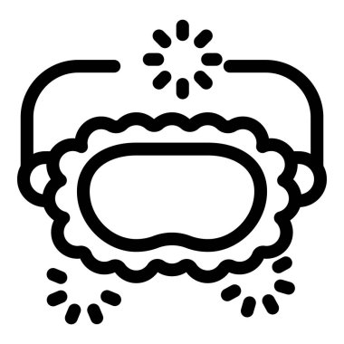 Parlak ampullerle parlayan parti gözlüklerinin ana simgesi