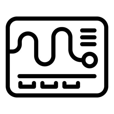 Elektrokardiyogram monitörde hastaların kalp atışlarını gösteriyor.