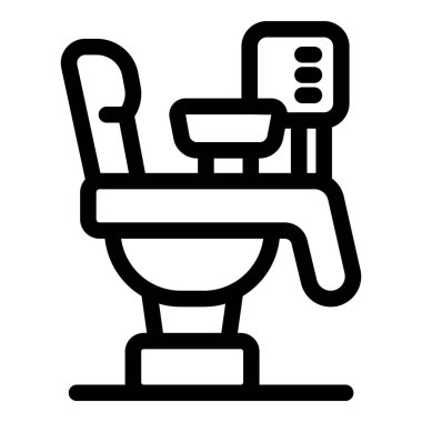 Gelişmiş aletler ve aletlerle donatılmış modern dişçi koltuğu, diş işlemleri sırasında hastalar için rahat ve verimli bir deneyim sağlar