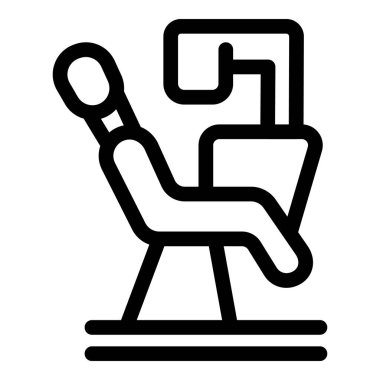 Diş hekimi koltuğu dişçi muayenehanesinde bir sonraki hastayı bekliyor.