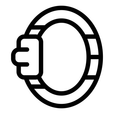 Akıllı bileklik simgesi fitness izleyici ya da akıllı izleme aygıtı gösterir