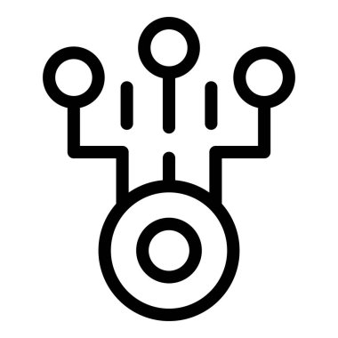 Veritabanı simgesinden ana hatlar biçiminde veri aktarımı, büyük veri simgesi için uygun