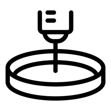 Laboratuvar ekipmanları petri kabına sıvı damlatarak bilimsel bir deney yapıyor.