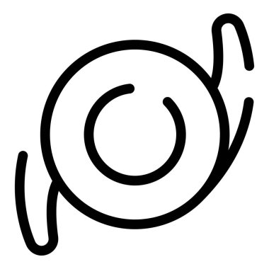 Kasırga gücünü hava akımlarıyla gösteriyor.