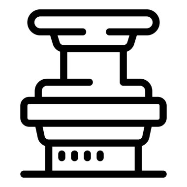 Solaryum bir güzellik salonunda bronzlaşma seansı için UV ışığı üretiyor.