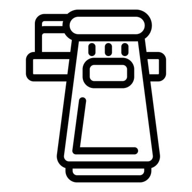 Elektrik biberi ya da baharat öğüten tuz değirmeni ikonu.