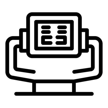 Kalan zamanı gösteren bir parkmetrenin satır simgesi