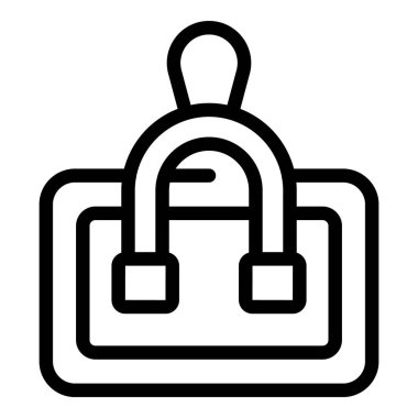 Elektrik düğmesinin basit siyah beyaz simgesi konumda