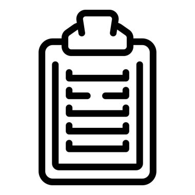 Basit bir siyah beyaz çizgili pano tasviri, planlama ve organizasyonu sembolize ediyor.