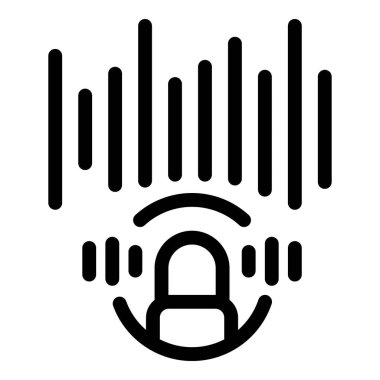 Ses güvenlik sisteminin kimliğini doğrulamak için ses dalgaları kullanılarak parmak izi taranıyor