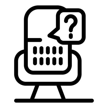 Soru soran bir sohbet robotu arayüzünün basit tasarımı