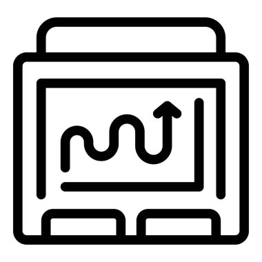 Mobil uygulama büyüyen istatistik grafiği, iş analitiği kavramını gösteriyor