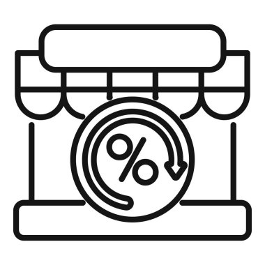 Simge, nakit para sunan bir mağazayı tasvir ediyor, ödül programlarını ve müşteri sadakatini sembolize ediyor