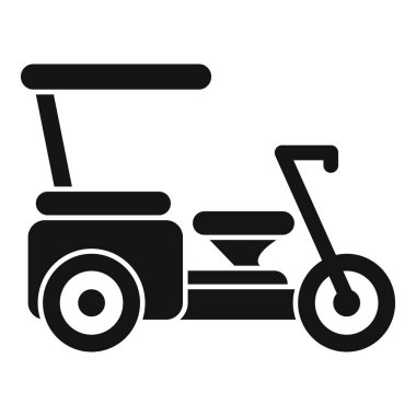 Golf sahaları ve tatil köyleri için üç tekerlekli scooter.