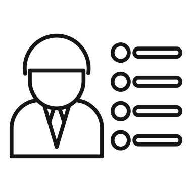 İş adamı karakteri listeden bir seçenek seçiyor, karar veriyor