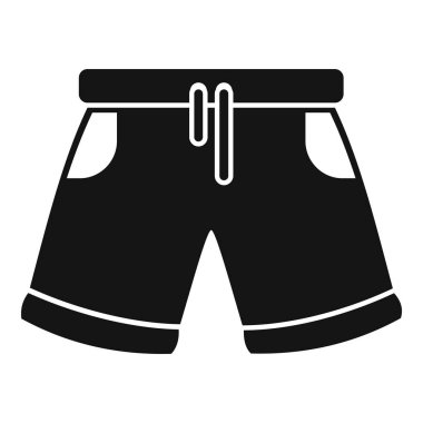 Asma ipli siyah şortlar yaz modasının temelidir.