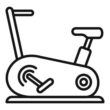 Sabit bir bisikletin, modern tasarımının ve gelişmiş özelliklerinin altını çizen, kapalı alanda bisiklet ve fitness için ideal bir resim