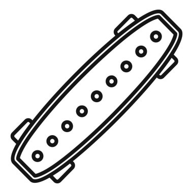 Modern elektrikli kaykay ikonu. Beyaz arkaplanda izole edilmiş web tasarımı için modern elektrikli kaykay simgesi