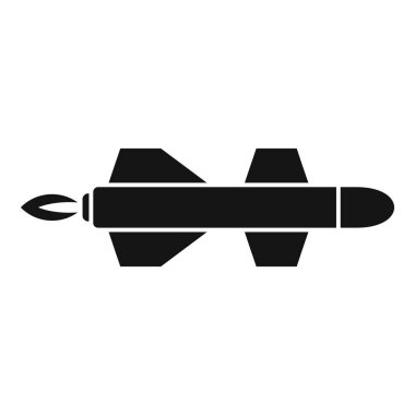 Havada uçuşan askeri taktik füze ardında dumandan bir iz bırakıyor.