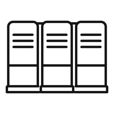 Yan yana duran üç boş bilgi görüntüsü