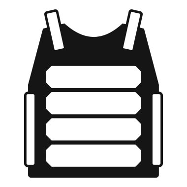 Siyah kurşun geçirmez yelek, vücudu kurşunlardan korur, güvenliği ve güvenliği sağlar.