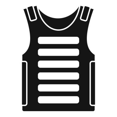 Siyah kurşun geçirmez yelek hayati organları kurşunlardan koruyor.