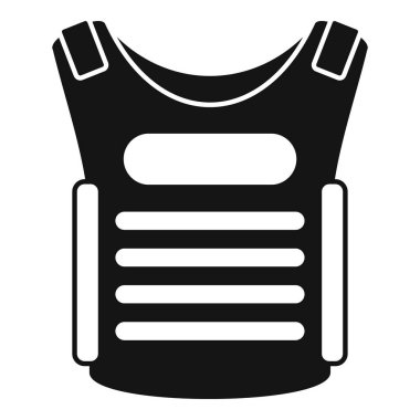 Siyah kurşun geçirmez yelek gövdeyi ve hayati organları silah seslerinden koruyor.