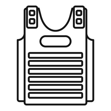 Kurşun geçirmez yelek çizimi silah sesine karşı koruma sağlıyor.